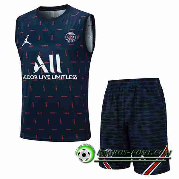 Ensemble Training Debardeur + Shorts PSG Bleu Marine 2023/2024 -03