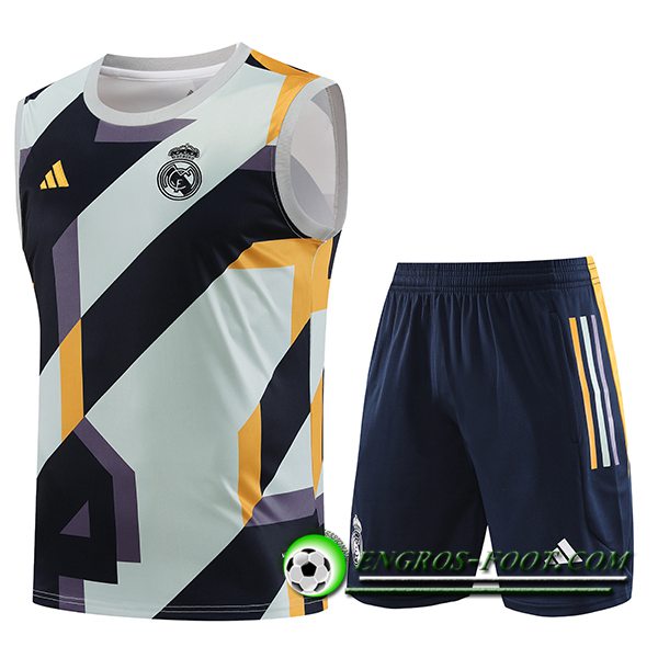 Ensemble Training Debardeur + Shorts Real Madrid Vert 2023/2024 -03