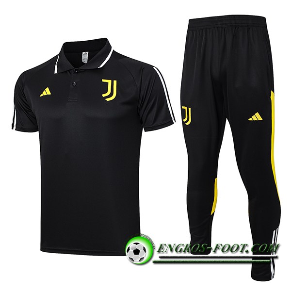 Ensemble Polo Foot Juventus Noir 2023/2024