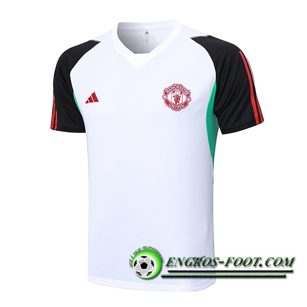 Training T-Shirts Manchester United Blanc 2023/2024 -02