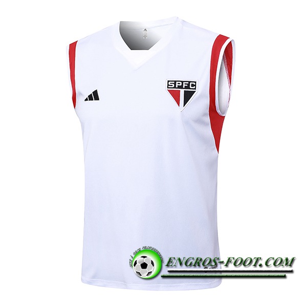 Training Debardeur Sao Paulo FC Blanc 2023/2024 -03