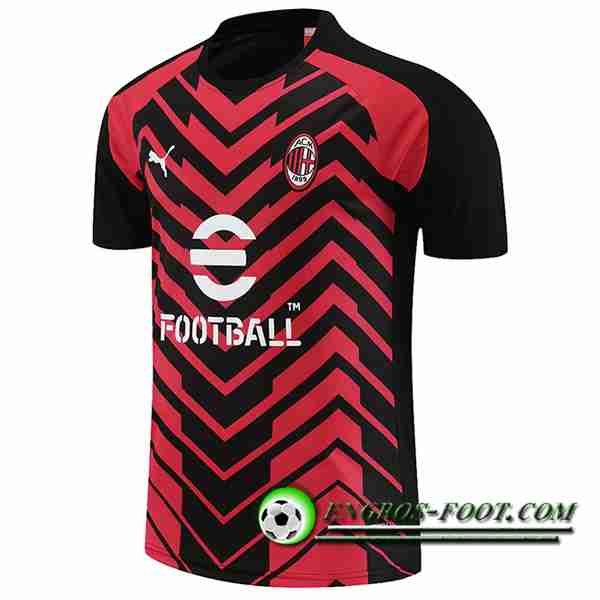 Training T-Shirts Milan AC Rouge/Noir 2023/2024