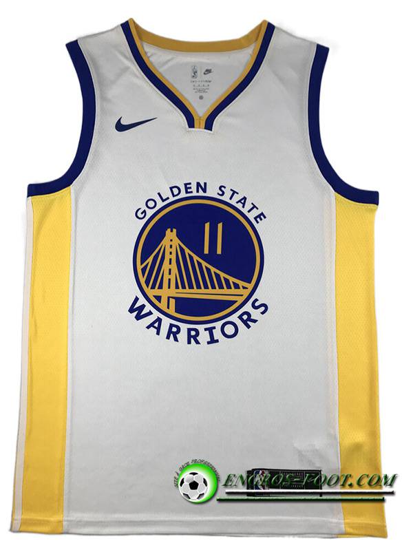 Maillot Golden State Warriors (THOMPSON #11) 2023/24 Blanc