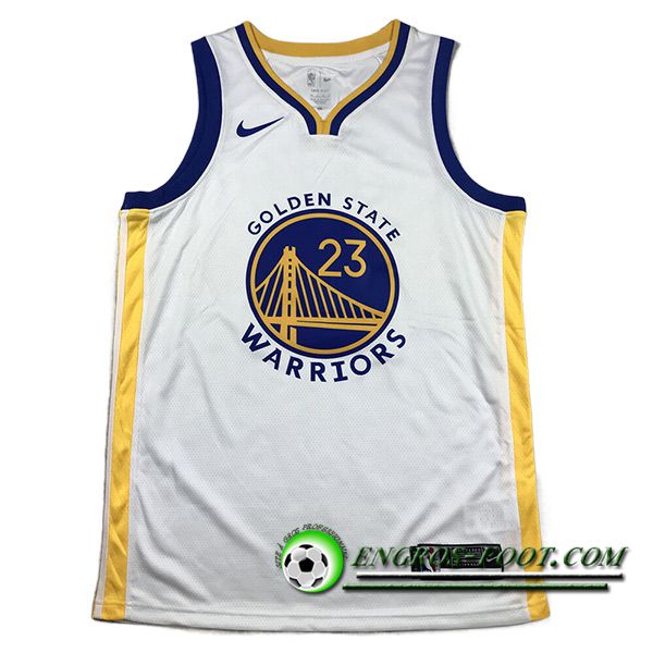 Maillot Golden State Warriors (GREEN #23) 2023/24 Blanc