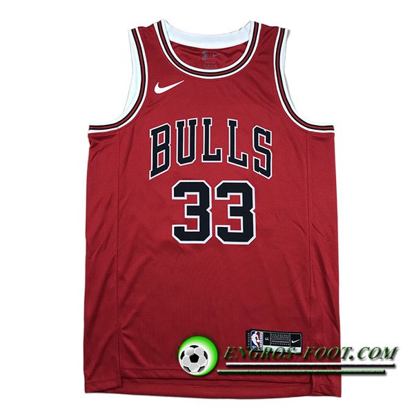 Maillot Chicago Bulls (PIPPEN #33) 2023/24 Rouge -02