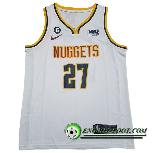 Maillot Denver Nuggets (MURRAY #27) 2023/24 Blanc -03