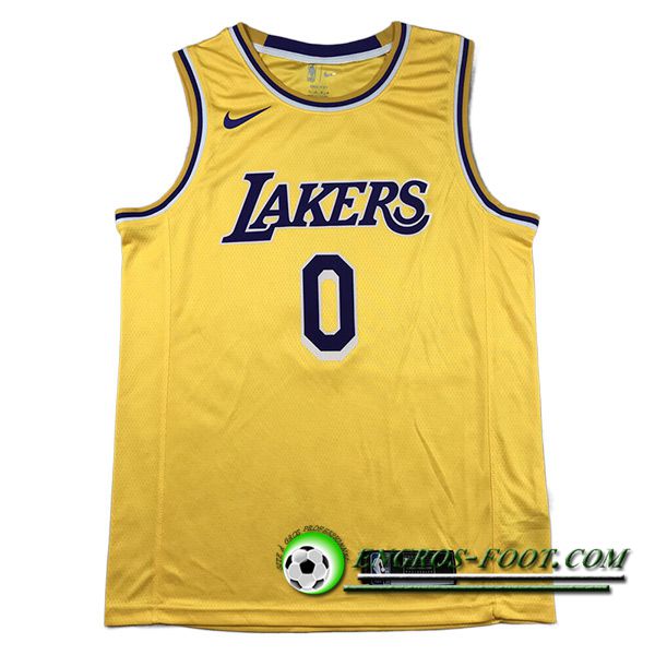 Maillot Los Angeles Lakers (WESTBROOK #0) 2023/24 Jaune