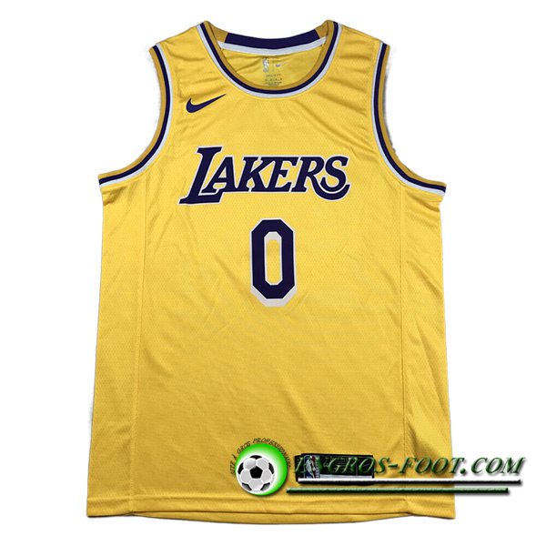 Maillot Los Angeles Lakers (YOUNG #0) 2023/24 Jaune