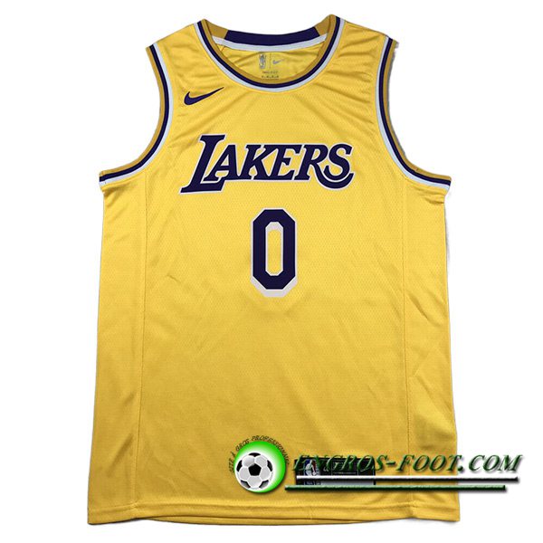 Maillot Los Angeles Lakers (KUZMA #0) 2023/24 Jaune