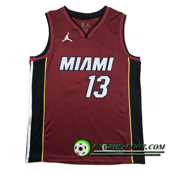 Maillot Miami Heat (ADEBAYO #13) 2023/24 Rouge -03