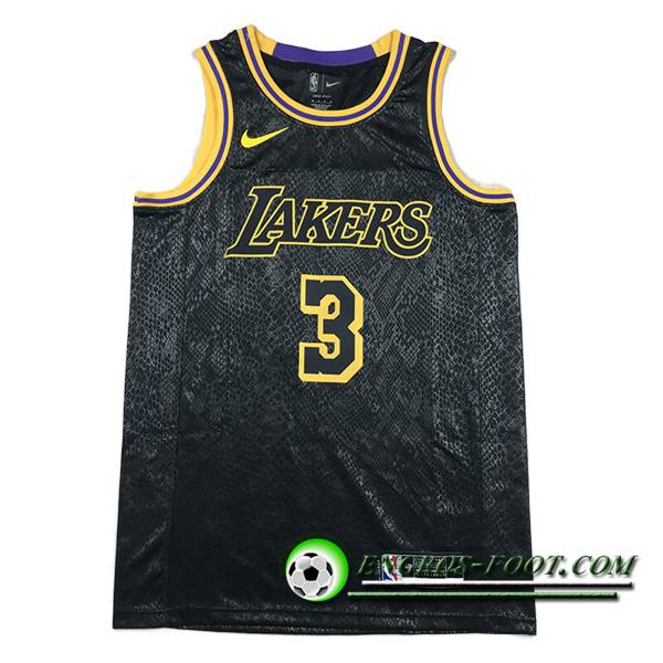 Maillot Los Angeles Lakers (DAVIS #3) 2023/24 Noir