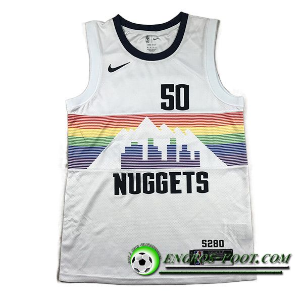 Maillot Denver Nuggets (GOROON #50) 2023/24 Blanc