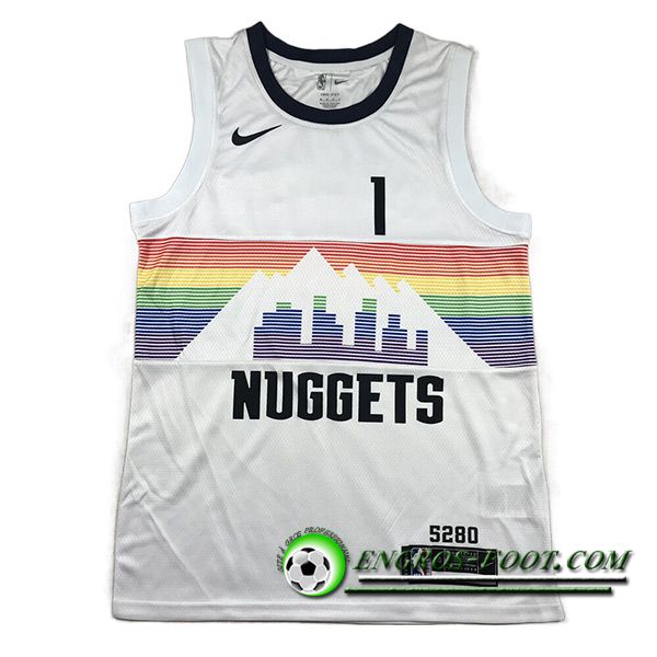 Maillot Denver Nuggets (PORTER JR. #1) 2023/24 Blanc -02