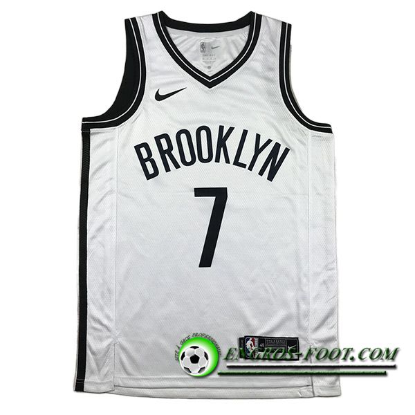 Maillot Brooklyn Nets (DURANT #7) 2023/24 Blanc