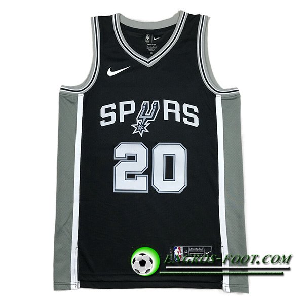 Maillot San Antonio Spurs (GINOBILI #20) 2023/24 Noir