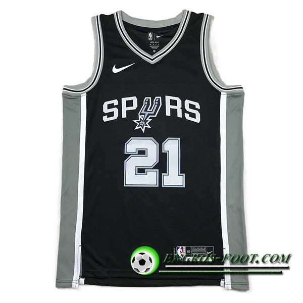 Maillot San Antonio Spurs (DUNCAN #21) 2023/24 Noir -02