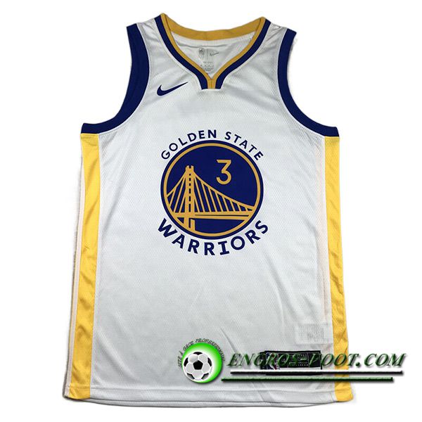 Maillot Golden State Warriors (PAUL #3) 2023/24 Blanc