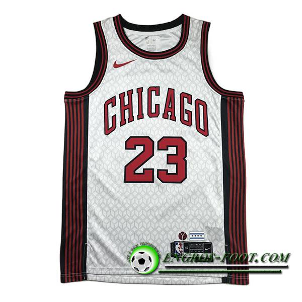 Maillot Chicago Bulls (JORDAN #23) 2023/24 Blanc -04