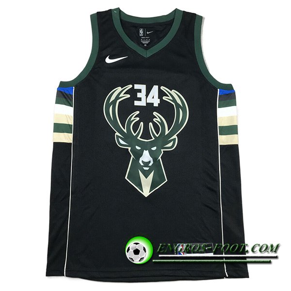 Maillot Milwaukee Bucks (ANTETOKOUNMPO #34) 2023/24 Noir -03