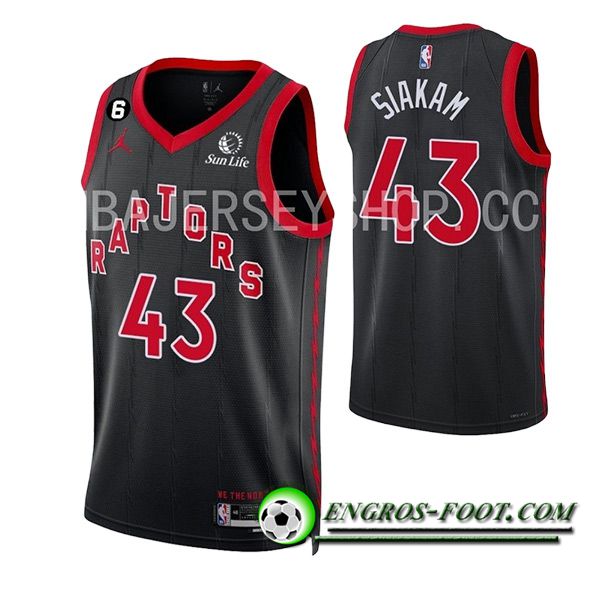 Maillot Toronto Raptors (SIAKAM #43) 2023/24 Noir