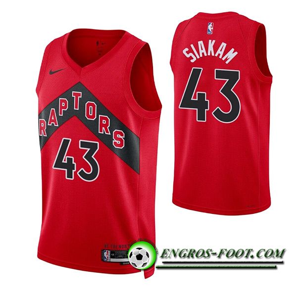 Maillot Toronto Raptors (SIAKAM #43) 2023/24 Rouge