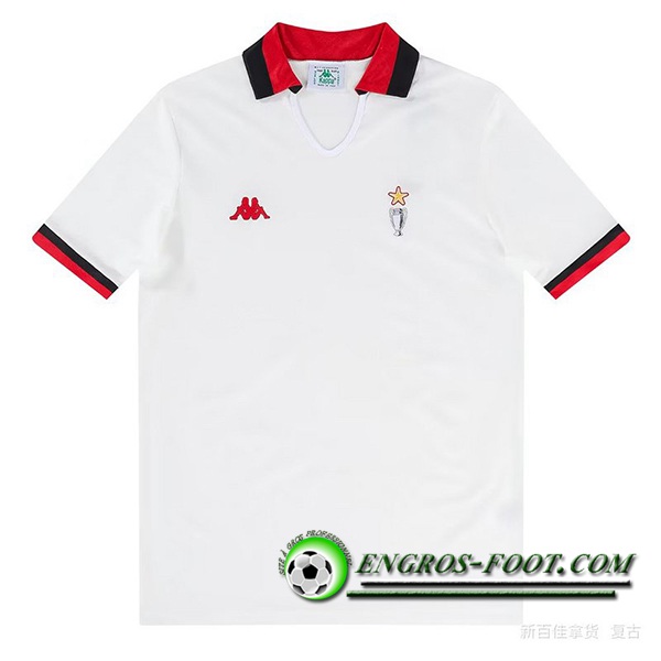 Maillot de Foot Milan AC Retro Exterieur 1989/1990