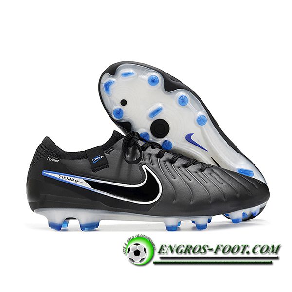 Nike Chaussures de Foot Tiempo Legend X Elite FG Noir