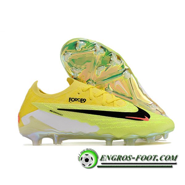 Nike Chaussures de Foot Phantom GX Elite Link PRO SG Anti Clog Jaune