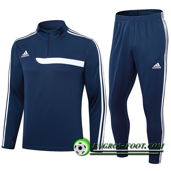 Ensemble Survetement de Foot Adidas Bleu Marine 2023/2024 -02