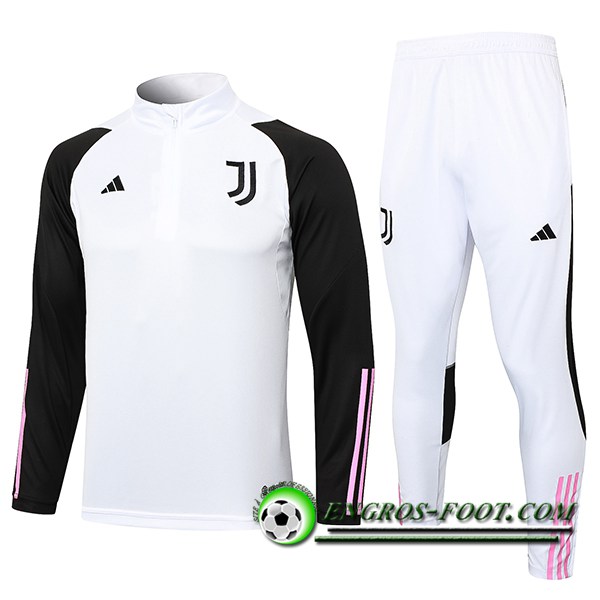 Ensemble Survetement de Foot Juventus Blanc 2023/2024 -03