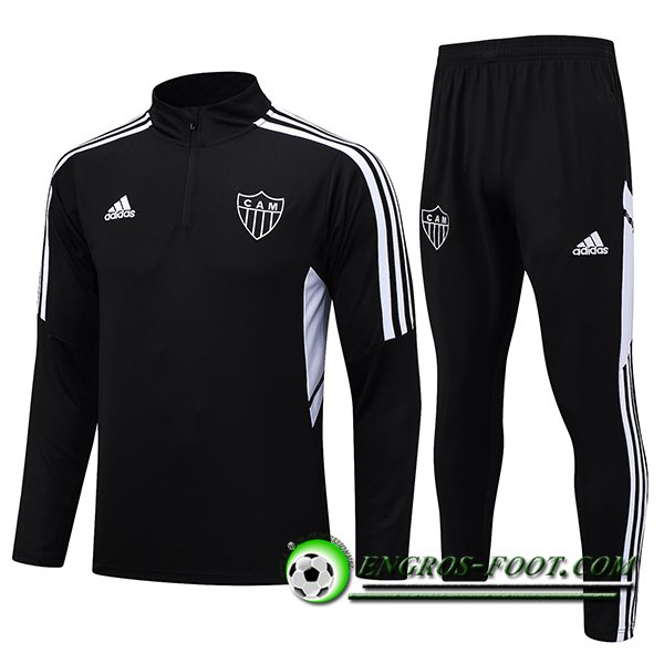 Ensemble Survetement de Foot Atlético Mineiro Noir 2023/2024