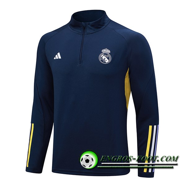 Sweatshirt Training Real Madrid Bleu Marine 2023/2024 -03