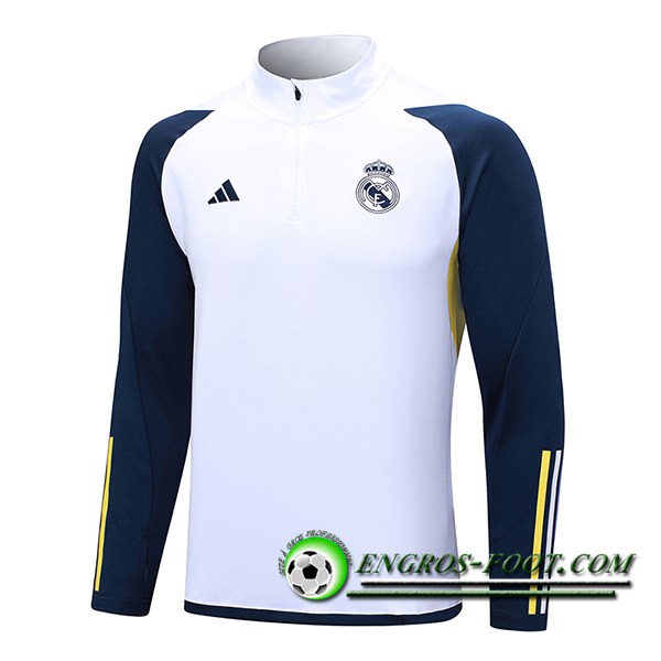 Sweatshirt Training Real Madrid Blanc 2023/2024 -04