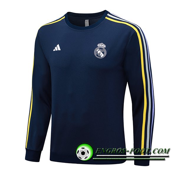 Sweatshirt Training Real Madrid Bleu Marine 2023/2024 -02