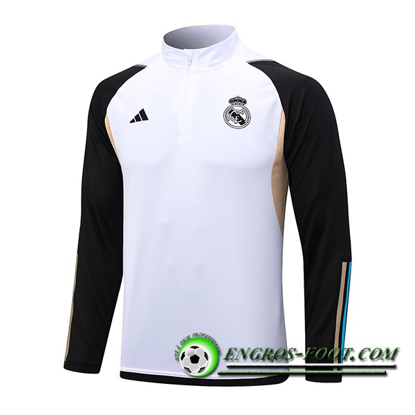 Sweatshirt Training Real Madrid Blanc 2023/2024 -02