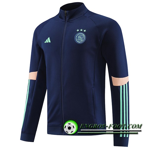 Veste Foot Ajax Bleu Marine 2023/2024