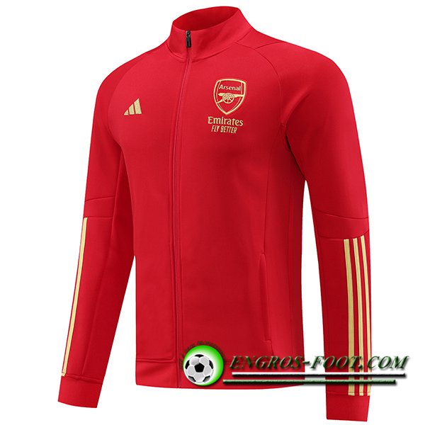 Veste Foot Arsenal Rouge 2023/2024