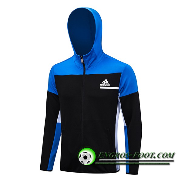 Veste A Capuche Adidas Noir/Bleu 2023/2024