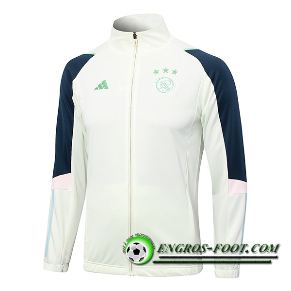 Veste Foot Ajax Vert Clair 2023/2024