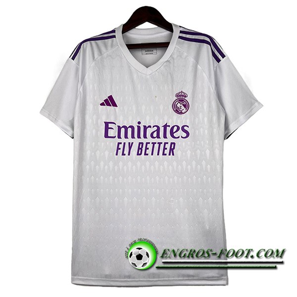 Maillot de Foot Real Madrid Gardien de But Blanc 2023/2024