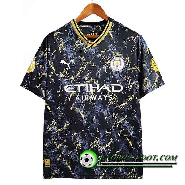 Maillot de Foot Manchester City Special Edition Noir/Jaune 2023/2024