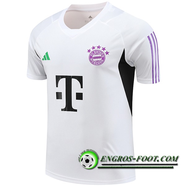 Training T-Shirts Bayern Munich Blanc 2023/2024