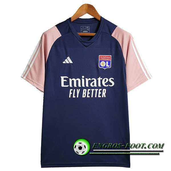 Training T-Shirts Lyon Bleu Marine 2023/2024