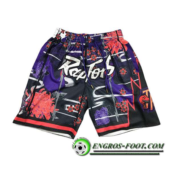 Shorts NBA Toronto Raptors 2023/24 Noir/Rouge