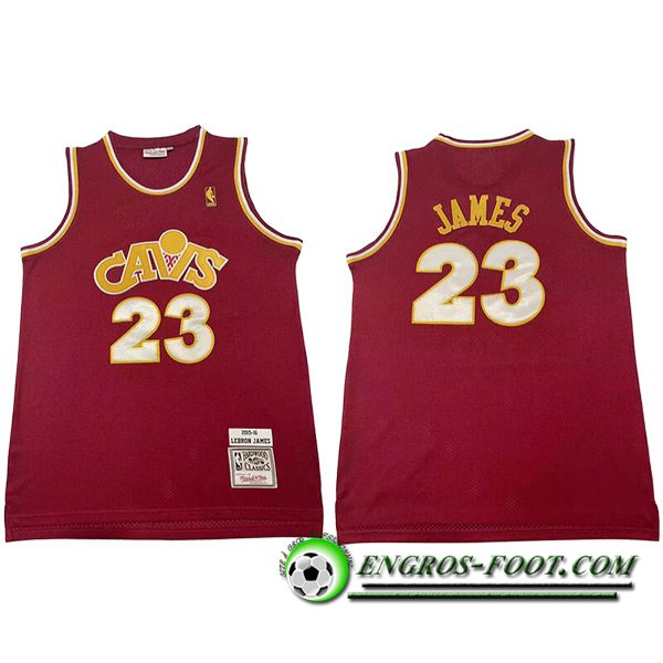 Maillot Cleveland Cavaliers (JAMES #23) 2023/24 Rouge -02