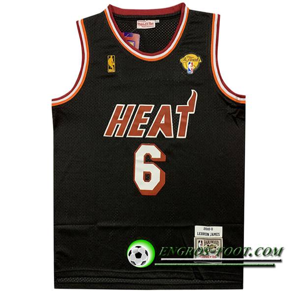 Maillot Miami Heat (JAMES #6) 2023/24 Rouge -02