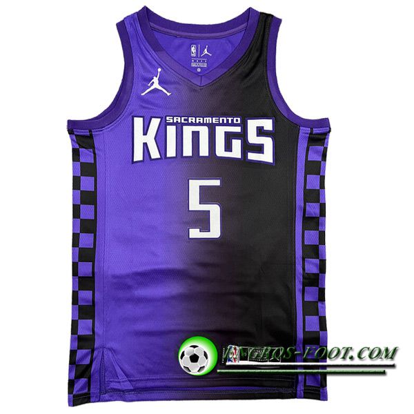 Maillot Sacramento Kings (FOX #5) 2023/24 Pourpre