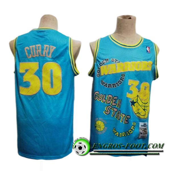 Maillot Golden State Warriors (CURRY #30) 2023/24 Bleu