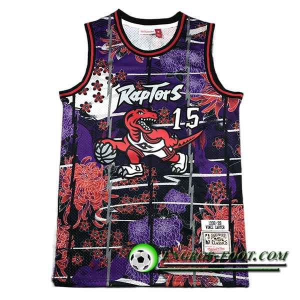 Maillot Toronto Raptors (CARTER #15) 2023/24 Pourpre/Rouge