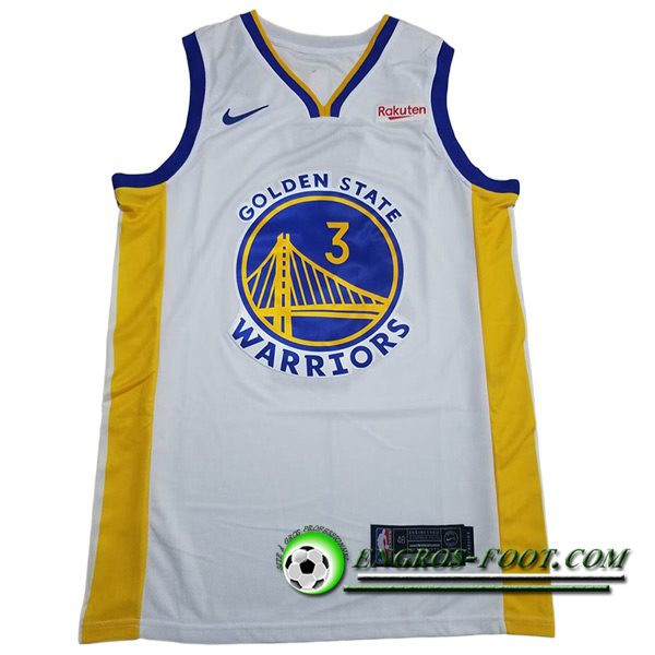 Maillot Golden State Warriors (PAUL #3) 2023/24 Blanc